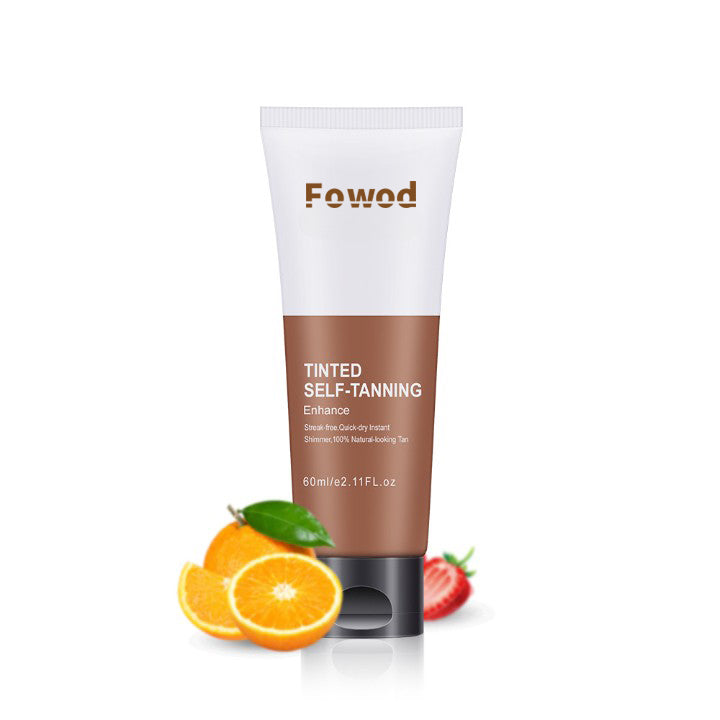 Fowod Self Tanners - Get a Perfect Gradual Tan with Our Sunless Tanning Lotions, Non-Toxic and Buildable Formula for a Golden Glow on Body and Face (2.11 FL Oz / 60ML)