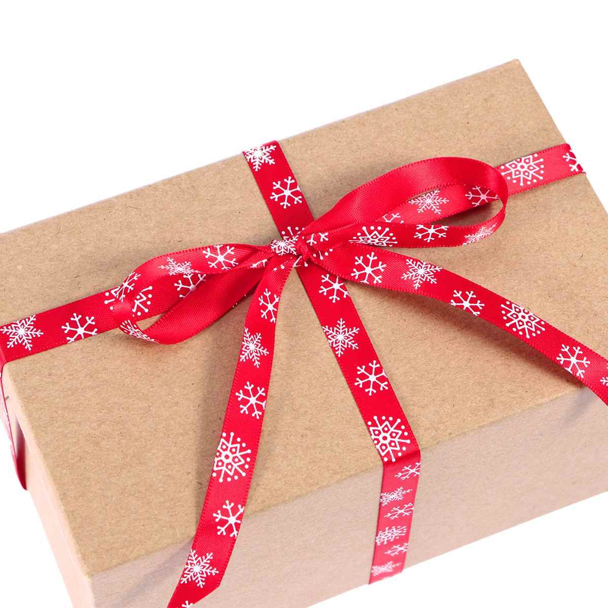 Fowod Christmas Ribbon best for Gift Wraping, Christmas Celebration Decoration (Red)