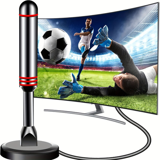 2025 Smart Indoor TV Antenna with Powerful Magnetic Base & 360° Rotation, Long Distance Reception, Easy Cable-Free Installation for Clear Local Channels