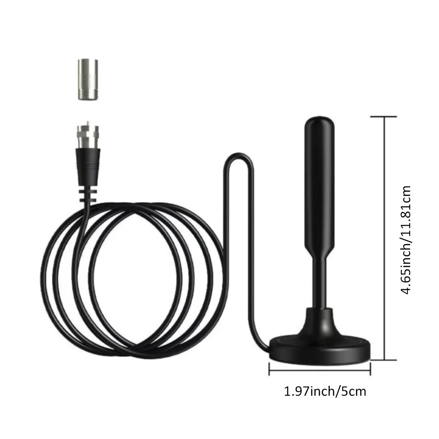 2025 Model HDTV Antenna - Indoor TV Signal Receiver with 360° Strong Signal