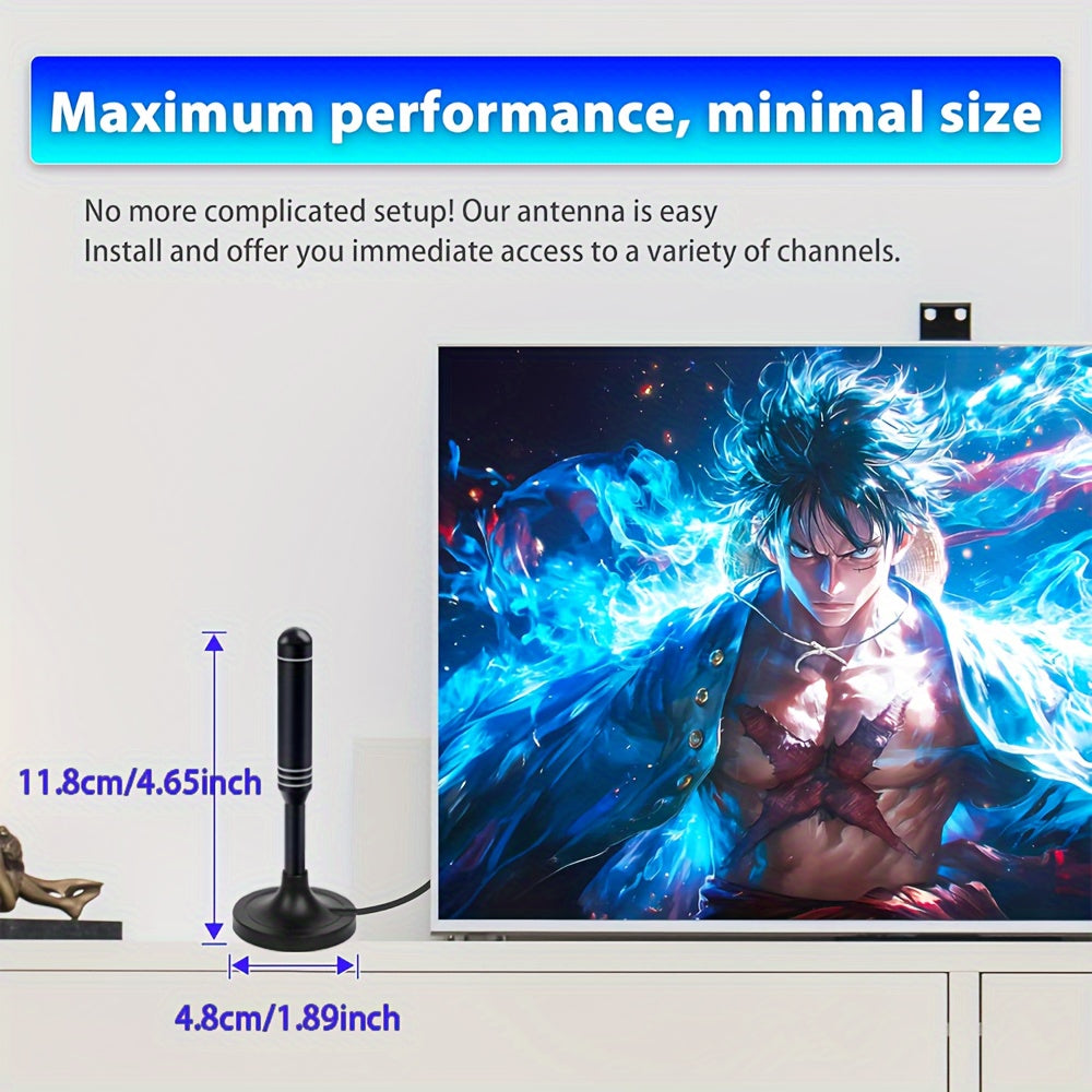 2025 Ultra HD Smart TV Antenna with Magnetic Base -  4K/1080P Digital HDTV| Compatible with Smart TVs | No Monthly Subscription Fees | Design with Magnetic Stand, Antenna For Smart TV