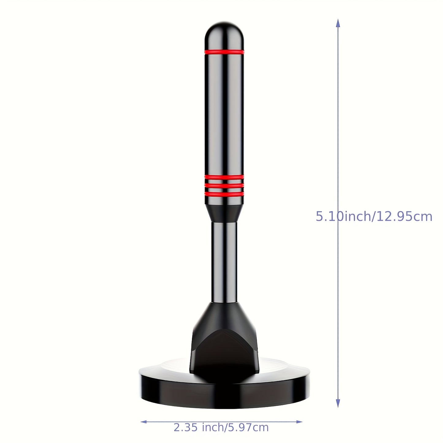 2025 Smart Indoor TV Antenna with Powerful Magnetic Base & 360° Rotation, Long Distance Reception, Easy Cable-Free Installation for Clear Local Channels